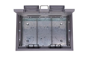 Britmac Floor Box 3 Compartment Grey