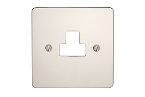 2A 1 Gang Unswitched Socket With Neon Polished Stainless Steel Finish