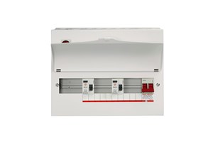 10 Way High Integrity Consumer Unit 100A Main Switch, 80A 30mA RCDs, Flexible Configuration