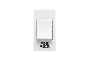 20A 1 Gang Double Pole Grid Switch Module Printed 'Fridge Freezer'