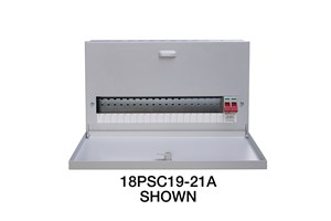 14-Way 125A Surface 1P+N Distribution Board c/w Switch Disconnector